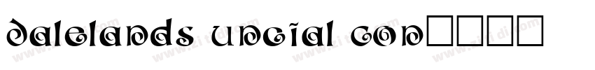 Dalelands Uncial Con字体转换